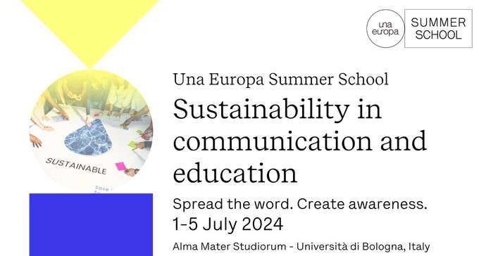 Curso de verano 'Sustainability in communication and education. Spreading the word and creating awareness'. Para doctorandos de Una Europa.